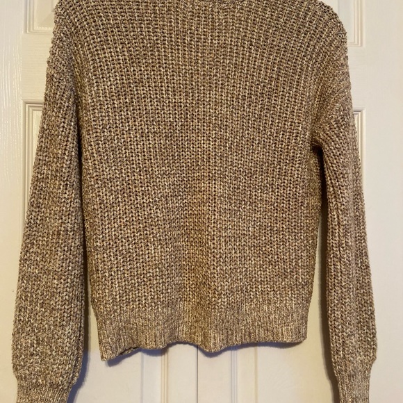 Yes/lola cardigan sweater with good metallic threading sz small. - Picture 3 of 3